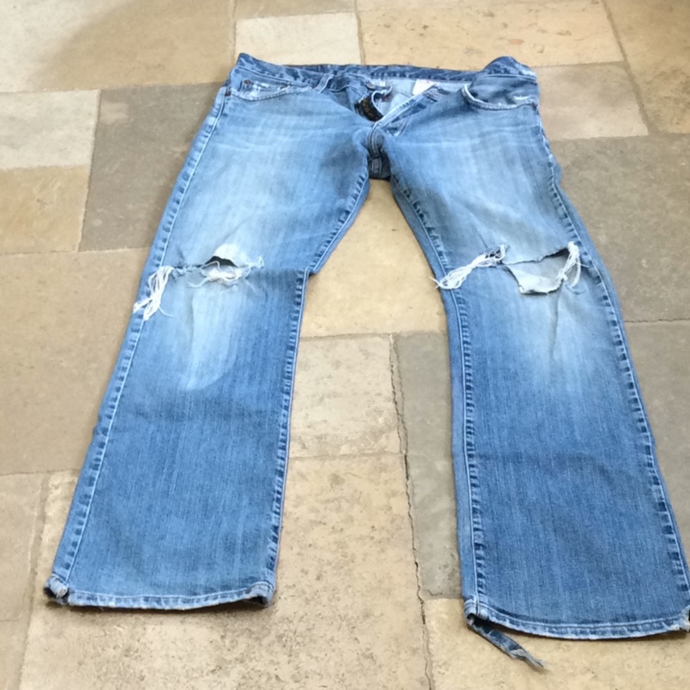 Beautifully broken in Lucky brand jeans